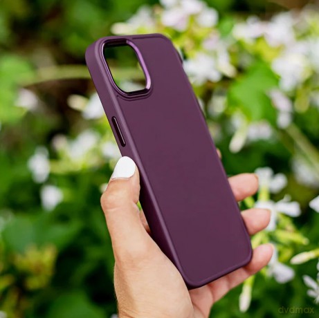 Nakładka Satin do iPhone 11 burgundowa [ETUI]