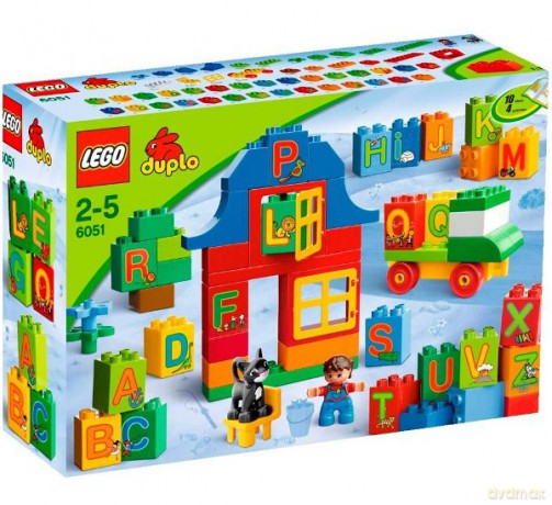 LEGO 62 DUPLO Nauka angielskiego z literkami 6051 [KLOCKI]
