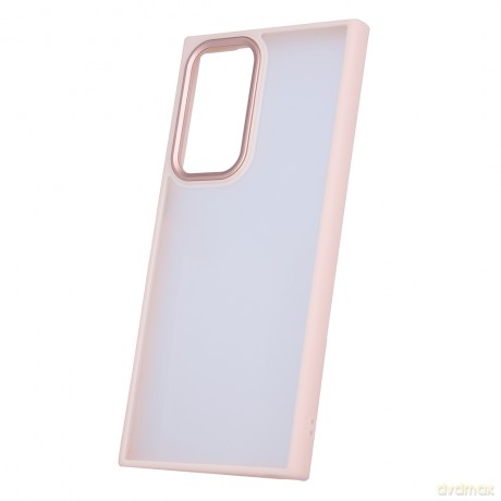 Nakładka Satin Matt do Samsung Galaxy S22 Ultra różowa [ETUI]