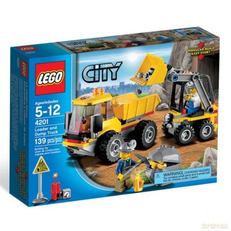 LEGO 139 CITY - Ładowarka z wywrotką 4201 [KLOCKI]
