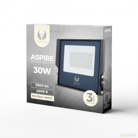 Naświetlacz LED ASPIRE 30W 4500K 3300lm 230V Forever Light