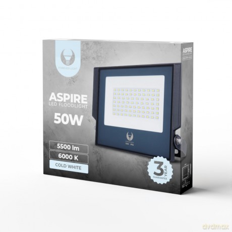 Naświetlacz LED ASPIRE 50W 6000K 5500lm 230V Forever Light