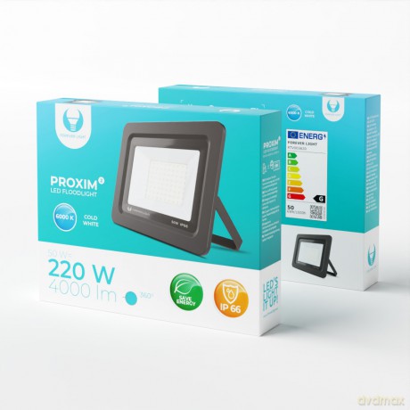 Naświetlacz LED PROXIM II 50W |6000K| IP66 Forever Light