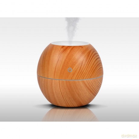 Nawilżacz powietrza LTC, podświetlany w 4 kolorach, 130ml, jasne drewno