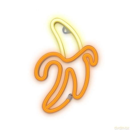 Neon LED BANAN biały żółty Bat + USB FLNE10 Forever Light