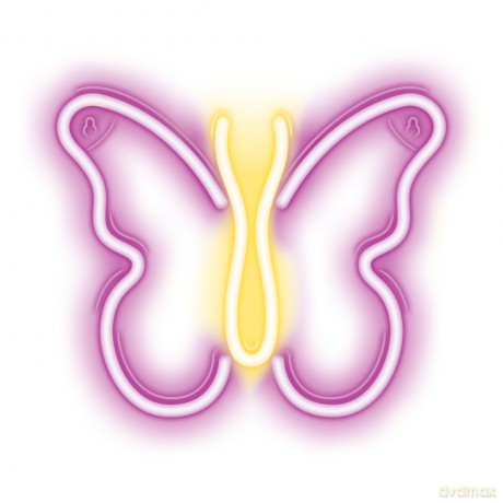 Neon LED MOTYL róż NNE03 Neolia