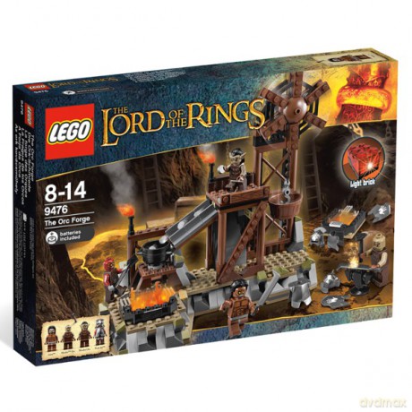 LEGO 363 Władca Pierścieni - Kuźnia orków 9476 [KLOCKI]
