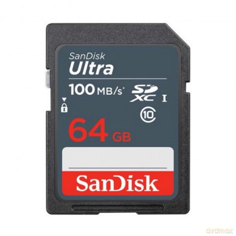 SanDisk karta pamięci 64GB SDXC Ultra 100 MB/s