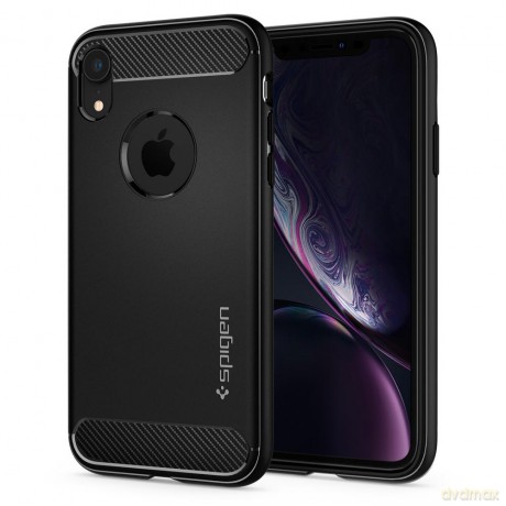 Spigen nakładka Rugged Armor do iPhone 12 Pro Max matowa czarna [ETUI]