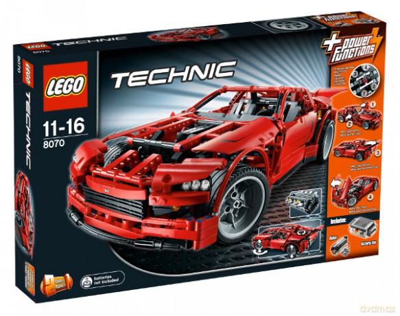 LEGO 1281 Technic - Supersamochód 8070 [KLOCKI]
