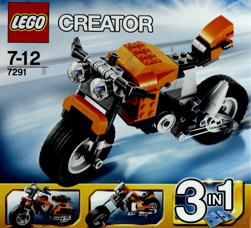 LEGO 196 Creator - Motocykl 7291 [KLOCKI]