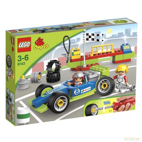 LEGO 34 DUPLO Drużyna wyścigowa 6143 [KLOCKI]
