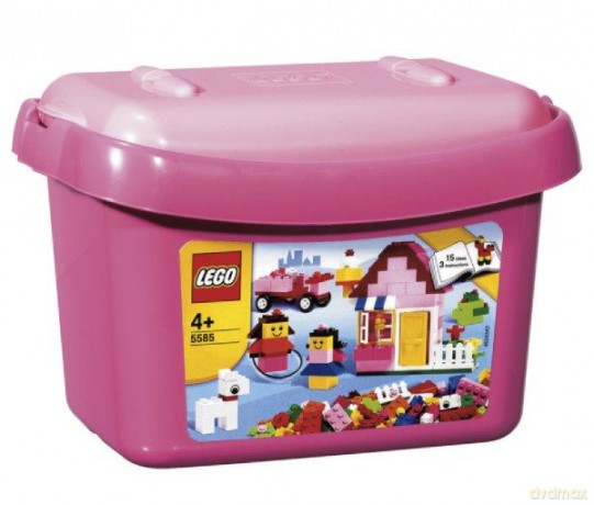 LEGO Pudło różowych klocków 5585 [KLOCKI]