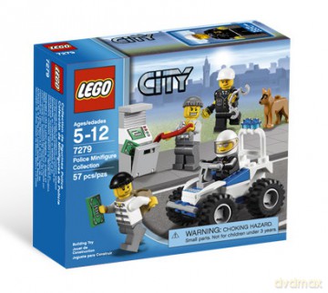 LEGO 57 CITY - Kolekcja mini figurek policji 7279 [KLOCKI]