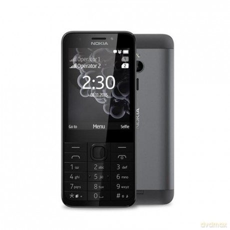 Telefon Nokia 230 DS czarno-grafitowy