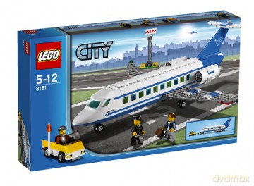 LEGO 309 CITY - Samolot pasażerski 3181 [KLOCKI]