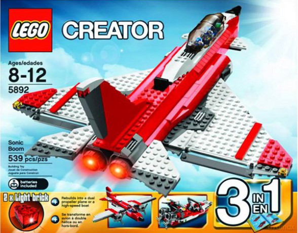 LEGO 539 Creator - Grom dźwiękowy 5892 [KLOCKI]