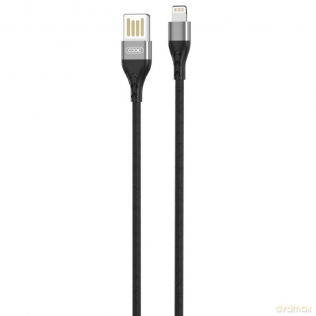XO kabel NB188 USB - Lightning 2.4A 1,0m szary dwustronne USB