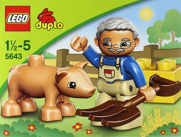 LEGO 4 DUPLO Mała świnka 5643 [KLOCKI]