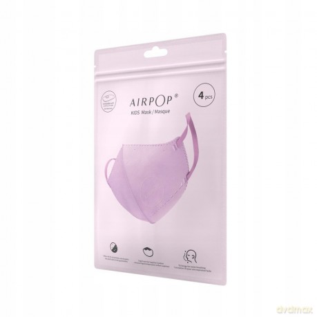 AirPOP maska Kids NV 4szt różowa