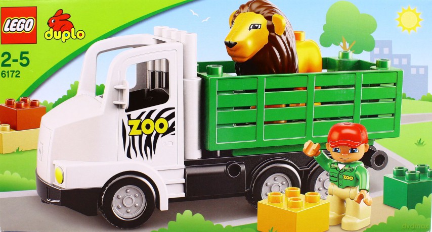 LEGO 8 DUPLO Ciężarówka z zoo 6172 [KLOCKI]