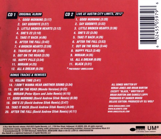 Norah Jones: Little Broken Hearts (2023) (Deluxe) [2CD]