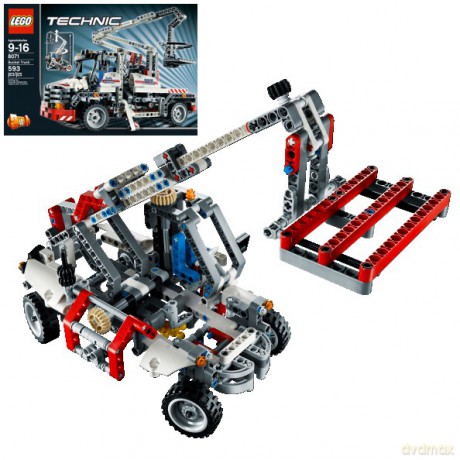 LEGO 593 Technic - Ciężarówka z przenośną skrz 8071 [KLOCKI]