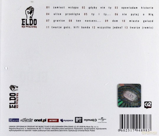 Eldo: Nie Pytaj O Nią [CD]