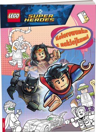 LEGO DC Super Heroes Kolorowanka z naklejkami NA-6452 [KSIĄŻKA]
