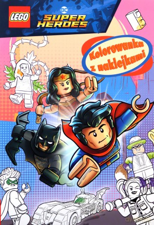 LEGO DC Super Heroes Kolorowanka z naklejkami NA-6452 [KSIĄŻKA]