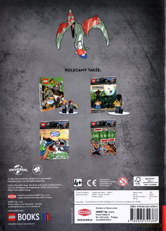 LEGO Jurassic World Połącz kropki SCPS-6201 [KSIĄŻKA]