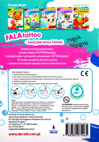 Magia oceanu. Kolorowanka z tatuażami [KSIĄŻKA]