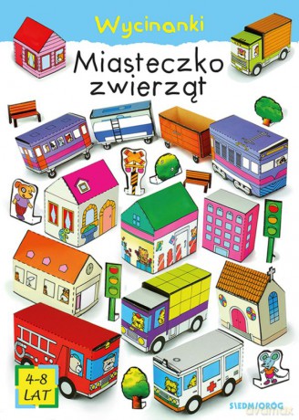 Miasteczko zwierząt. Wycinanki - Tamara Michałowska [KSIĄŻKA]