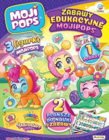 MojiPops. Zabawy edukacyjne 1 [KSIĄŻKA]