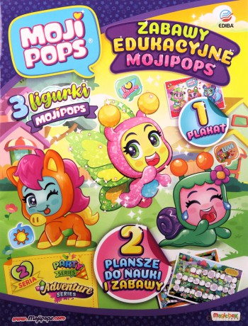 MojiPops. Zabawy edukacyjne 1 [KSIĄŻKA]