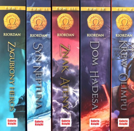 Pakiet Olimpijscy herosi - Rick Riordan [KSIĄŻKA]