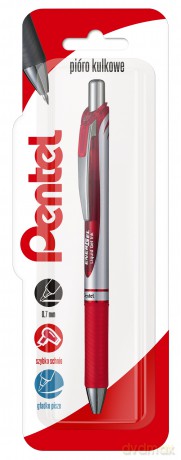 Pióro kulkowe 0,7 mm EnerGel BL77 czerwone 1 szt.