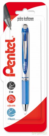 Pióro kulkowe 0,7 mm EnerGel BL77 niebieski 1 szt.