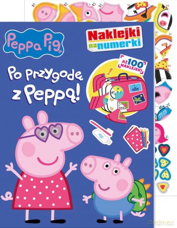 Po przygodę z Peppą. Świnka Peppa. Naklejki na numerki [KSIĄŻKA]