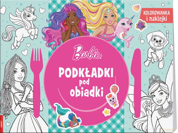 Podkładki pod obiadki Barbie Dreamtopia MAT-1401 [KSIĄŻKA]