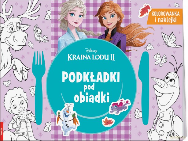 Podkładki pod obiadki Kraina lodu MAT-9102 [KSIĄŻKA]