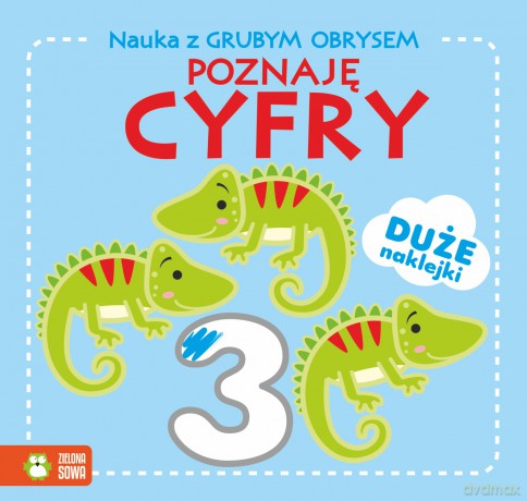 Poznaję cyfry. Nauka z grubym obrysem [KSIĄŻKA]