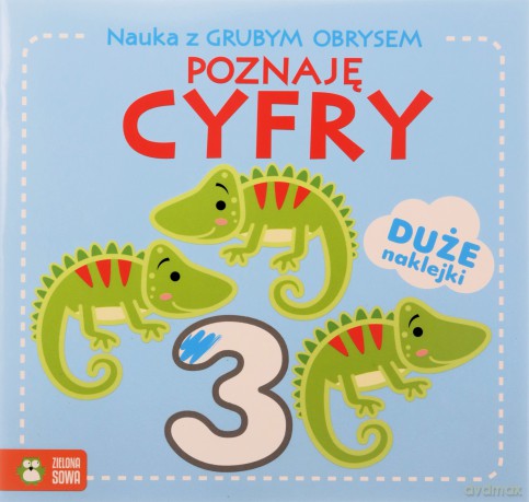 Poznaję cyfry. Nauka z grubym obrysem [KSIĄŻKA]