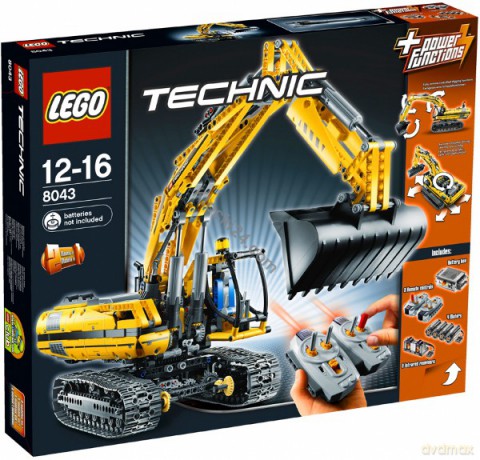 LEGO 1123 Technic - Zmotoryzowana koparka 8043 [KLOCKI]