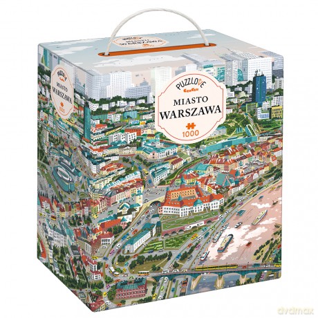 Puzzle 1000 el. Puzzlove rodzinne CzuCzu Miasto Warszawa [PUZZLE]