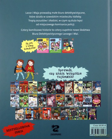 Skradzione muffinki i inne komiksy. Biuro Detektywistyczne Lassego i Mai. Komiks - Martin Widmark, Helena Willis [KOMIKS]