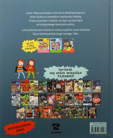 Skradzione muffinki i inne komiksy. Biuro Detektywistyczne Lassego i Mai. Komiks - Martin Widmark, Helena Willis [KOMIKS]