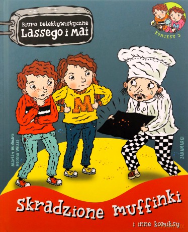 Skradzione muffinki i inne komiksy. Biuro Detektywistyczne Lassego i Mai. Komiks - Martin Widmark, Helena Willis [KOMIKS]