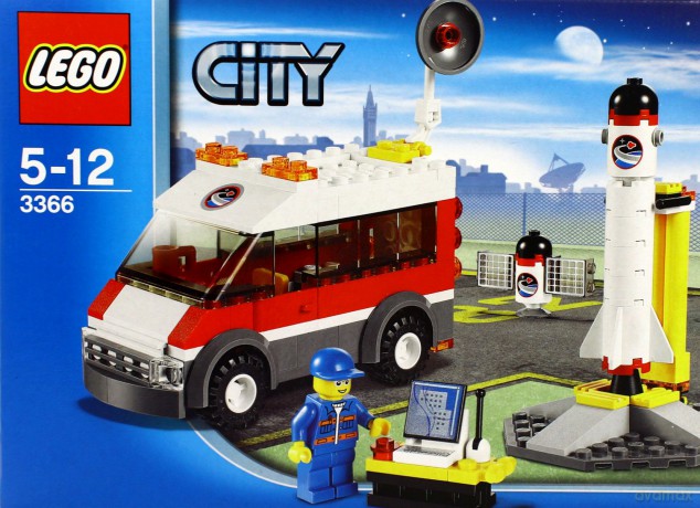 LEGO 165 CITY - Kosmos wyrzutnia satelitów 3366 [KLOCKI]