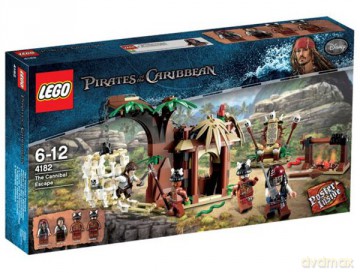 LEGO 279 Piraci z Karaibów - Ucieczka przed ludożercami (Disney) 4182 [KLOCKI]